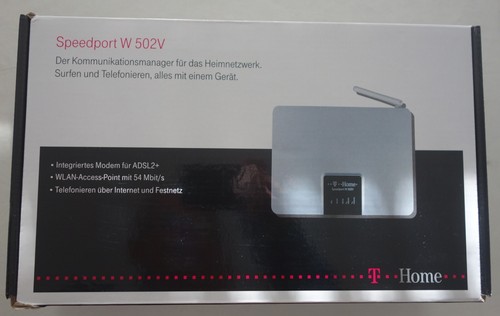 Com speedport 502v - 502v, router